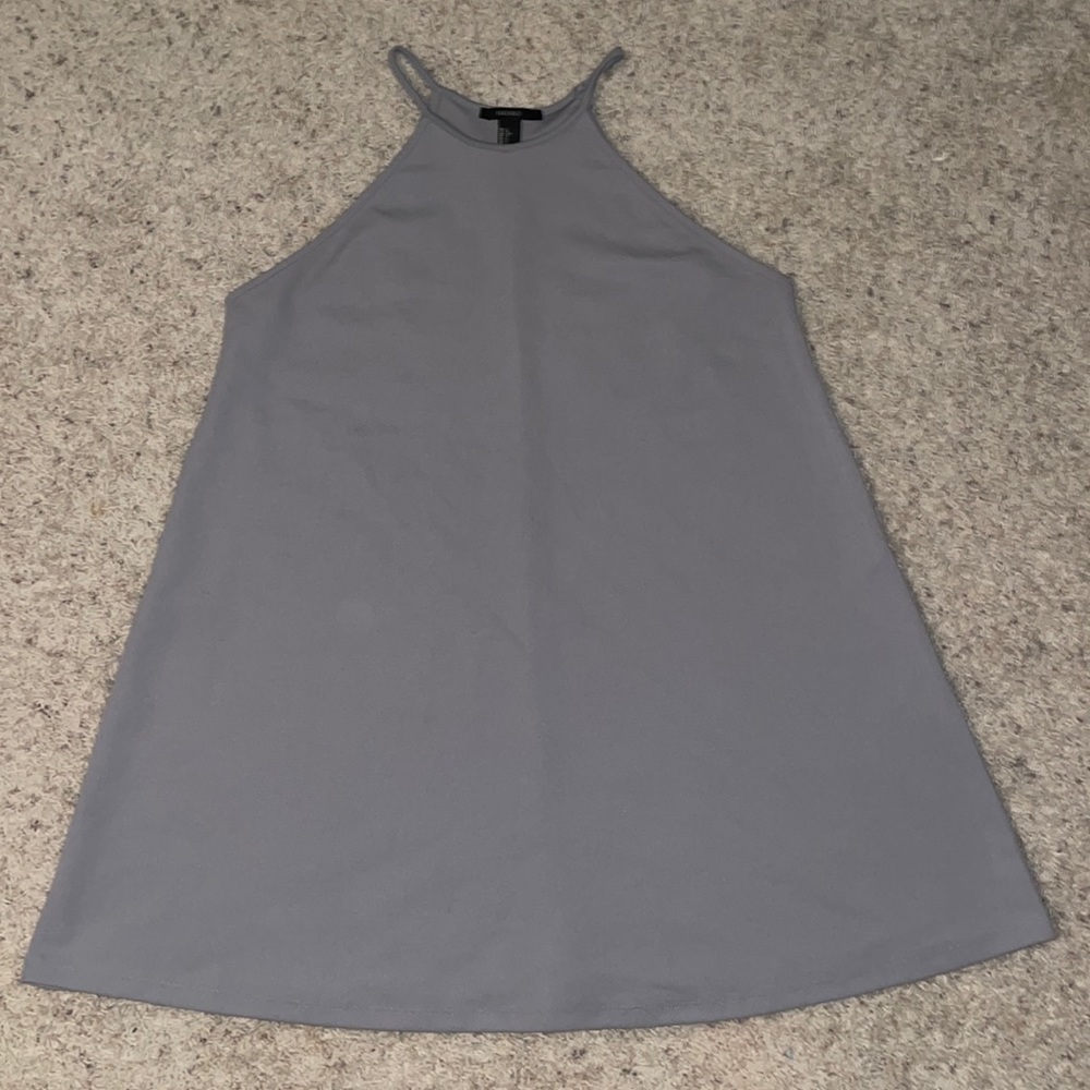 Grey Forever21 Halter Dress